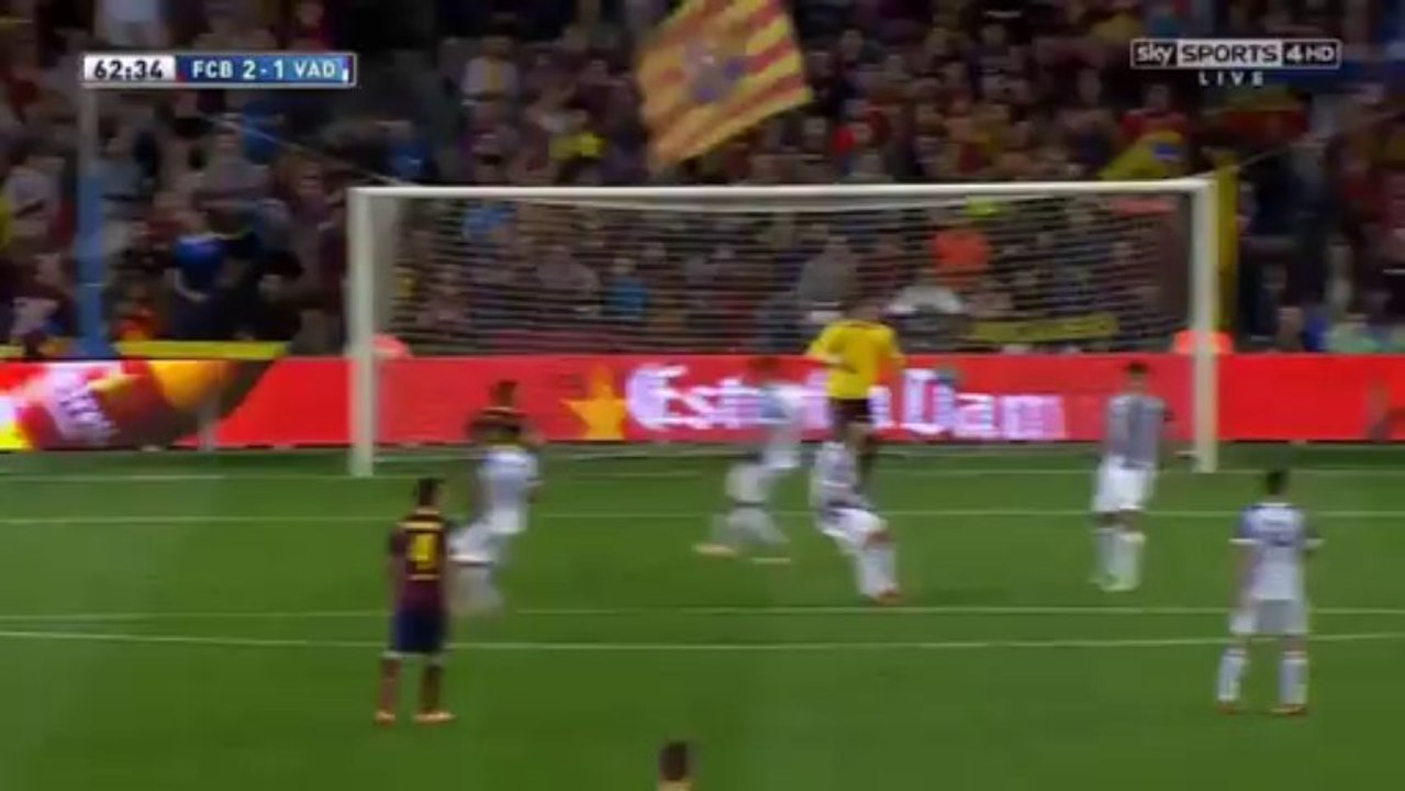 Neymar vs Real Valladolid   2013 - 2014