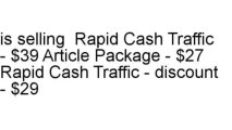 Rapid Cash Traffic Review