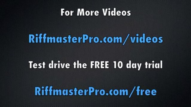 Riffmaster Pro How To Slow Down Or Speed Up Your Songs