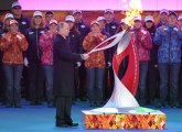 Moscou accueille la flamme olympique