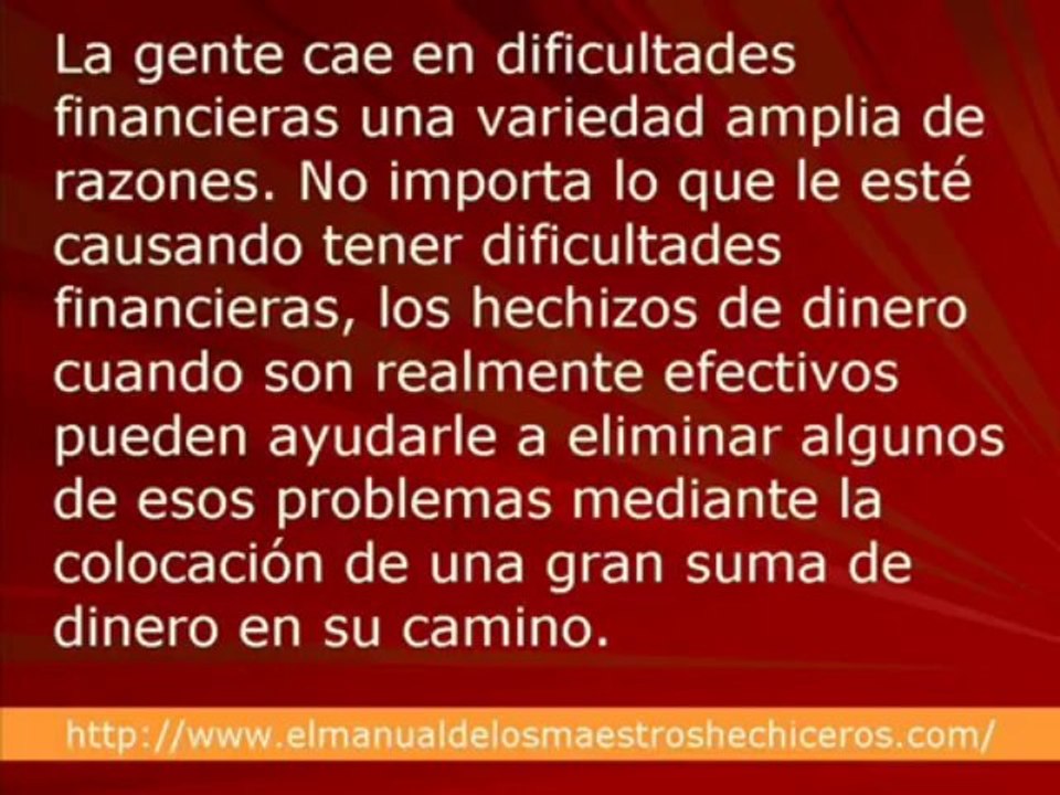 Hehcizos de amor y de dinero del Manual de los Maestros Hechiceros