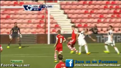 أهداف مباراة ساوثهامتون و سوانزي 2 - 2