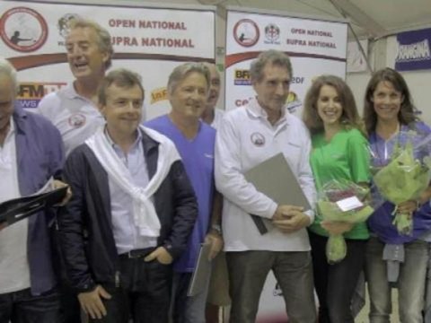Jean-Jacques Bourdin et Fanny Agostini au 2e Open de pétanque - 07/10