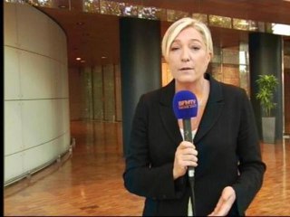 Marine Le Pen: "le FN est le premier parti de France" - 07/10