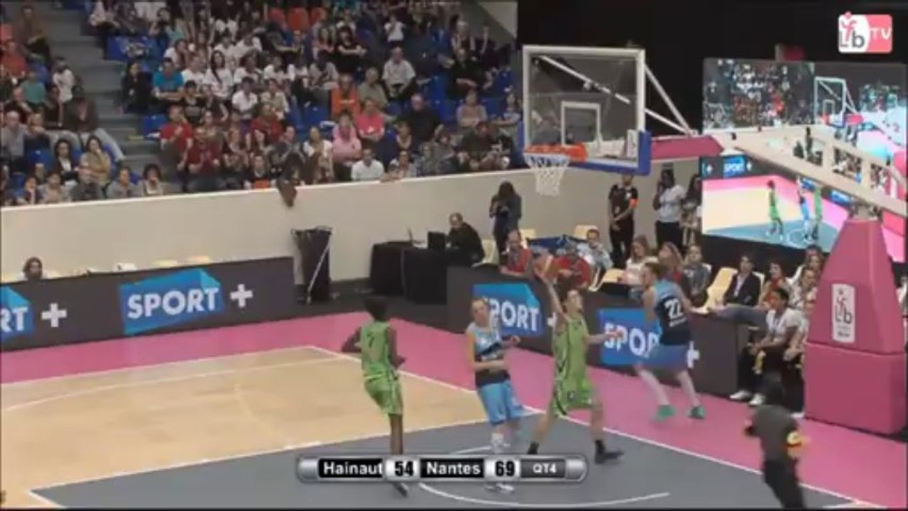 OPEN LFB 2013 - Hainaut Basket / Nantes Rezé - Le résumé