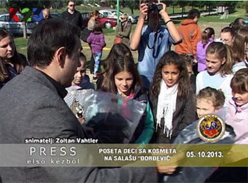 K23TV - Press iz prve ruke - Poseta deci sa Kosmeta na salašu Đorđević - 5. oktobar 2013.
