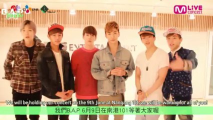 [ENG SUB] B.A.P Say Hello to Taiwanese BABYz