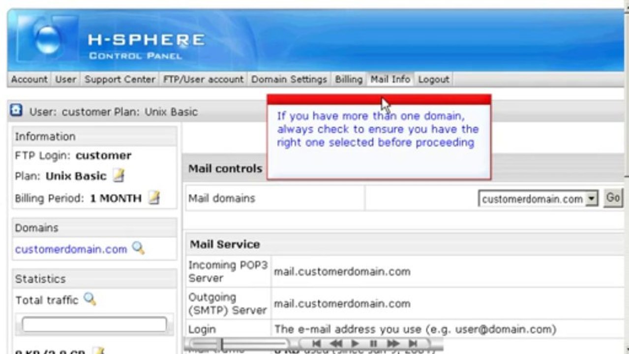 Creating an email alias in H-Sphere - Host Department LLC