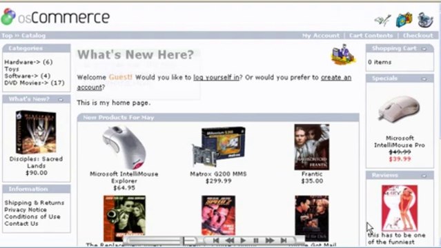 How to add Categories in osCommerce - Host Department LLC