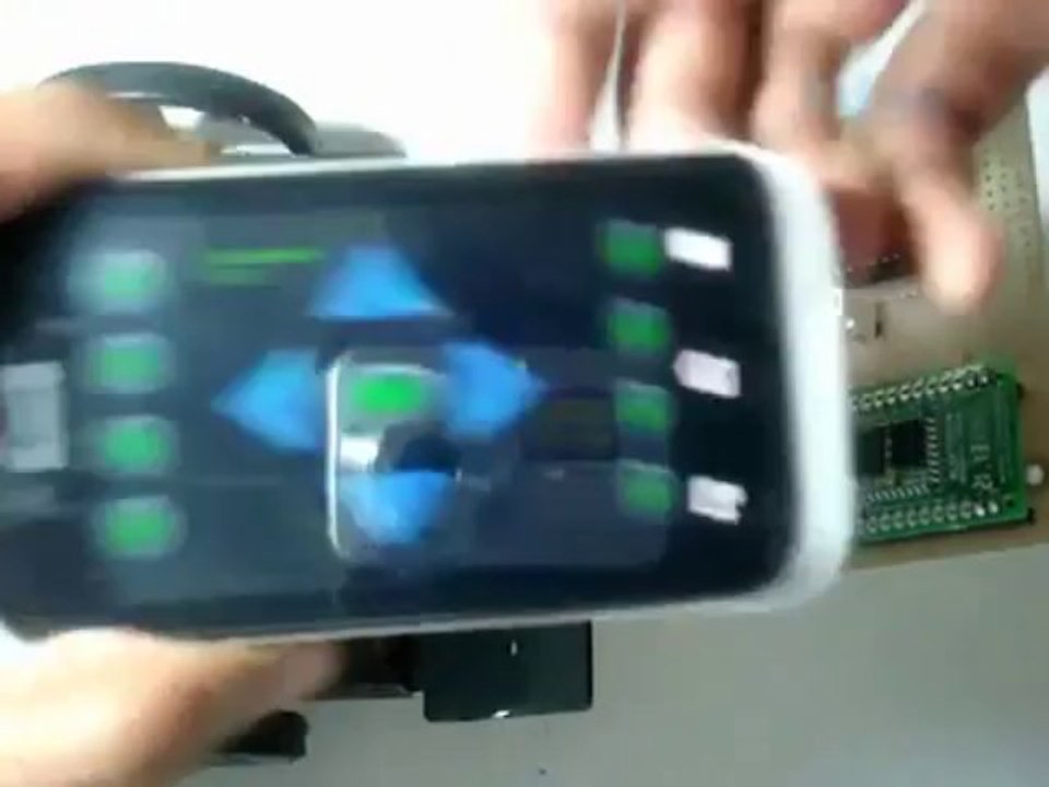 Android Application Controlled Remote Robot Operation