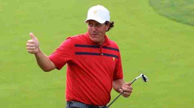 Dufner, Johnson Talk Presidents Cup