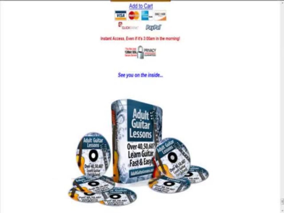 Adult Guitar Lessons   User Reviews and Ratings