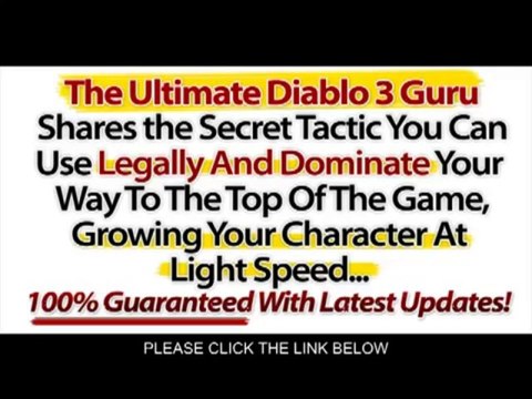 Why Do You Need DIABLO 3 Gold Secrets - Check It Now!