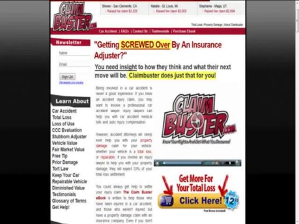 About Car Accident Help Book