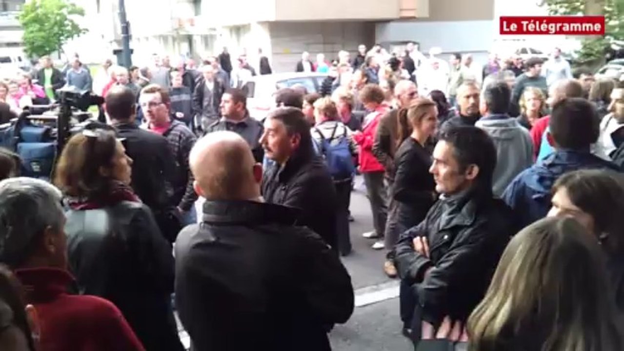 Rennes. Des salariés de Gad réunis pendant le CCE