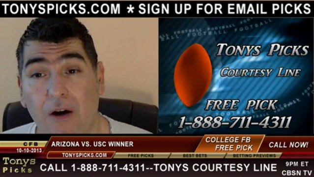 USC Trojans vs. Arizona Wildcats Pick Prediction NCAA College Football Odds Preview 10-10-2013