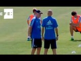 Ancelotti leads first session as Real Madrid's new manager
