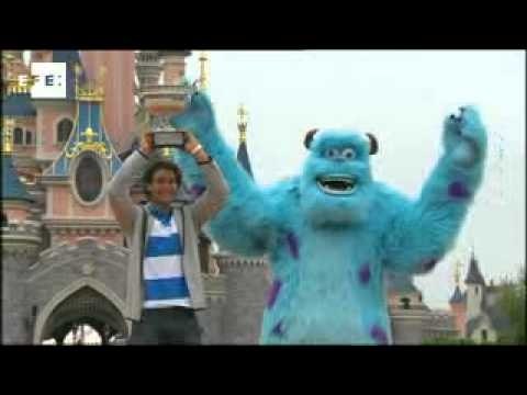 Rafa Nadal celebrates eighth Roland Garros title win at Disney Land Paris