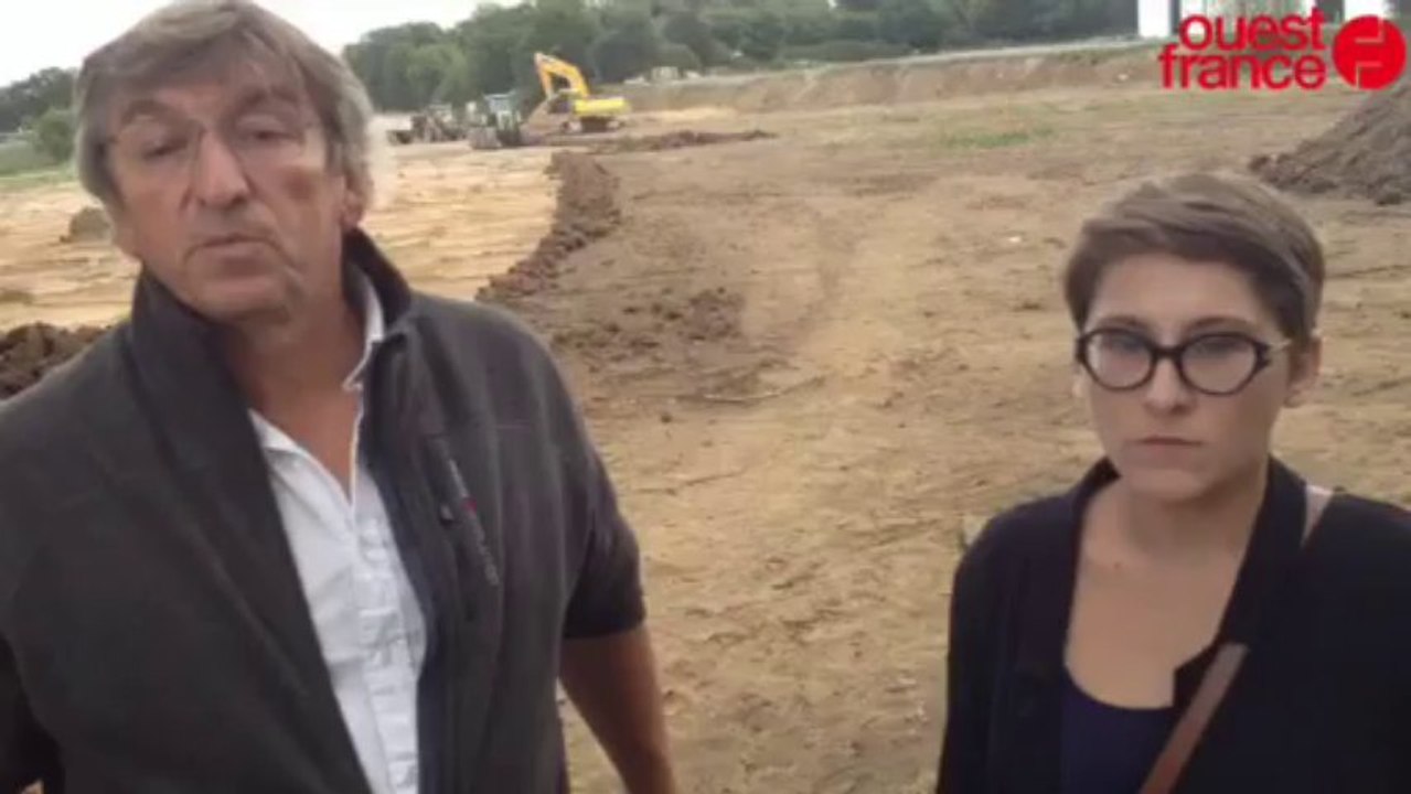 Cocopaq : premiers travaux du futur siège - Ici se construiront locaux des services techniques et ceux du siège admnistratif.