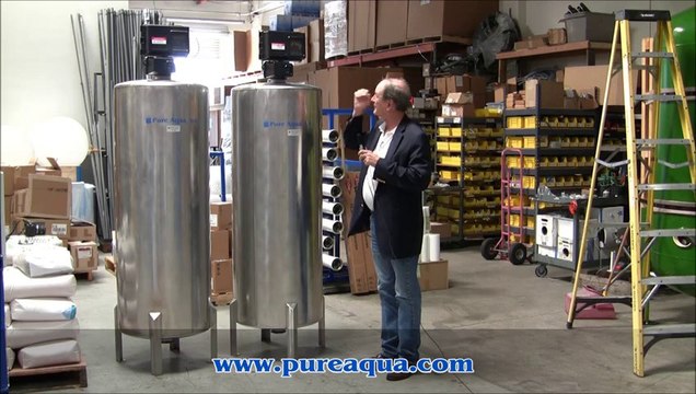 Pure Aqua| Commercial Twin Alternating Water Softener Unit Saudi Arabia 97,920 GPD