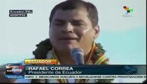 Unidad de mayorías consolidará cambios revolucionarios: Rafael Correa