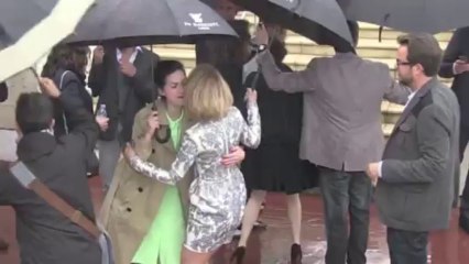 Cannes 2013 : Léa Seydoux et Tahar Rahim sous la pluie