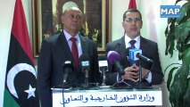 سعد الدين العثماني يتباحث مع وزير الخارجية و التعاون الدولي الليبي