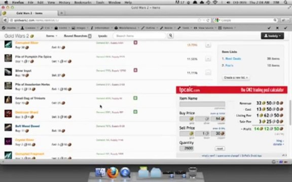 Gold Wars 2 - Guild Wars 2 Gold Investing Tool