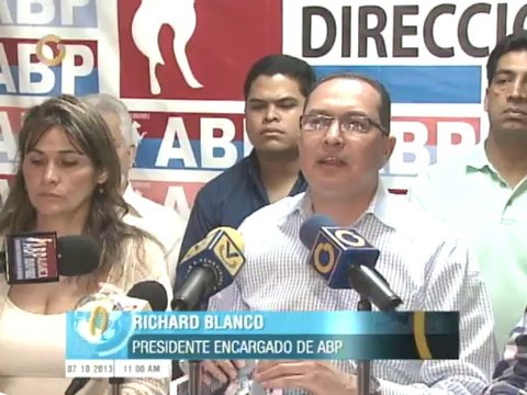 Richard Blanco sobre Habilitante: No vamos a levantar la mano