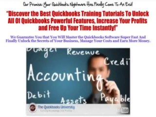 Quickbooks University Training Tutorials.