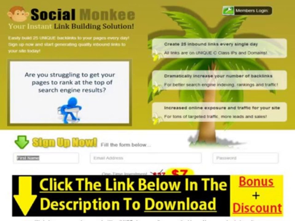 Social Monkee Backlinks + Social Monkee Elite