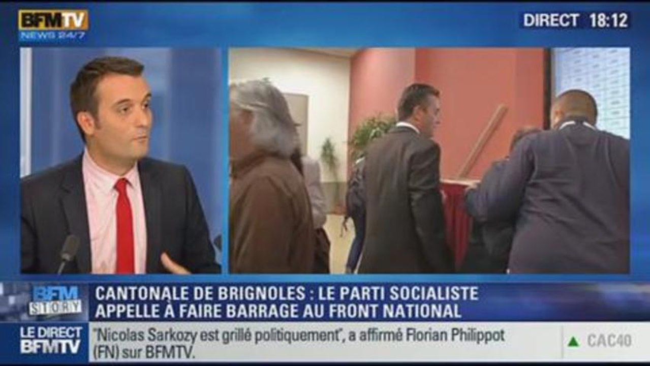 BFM Story : Florian Philippot confirme que le Front national est le premier parti de France – 07/10