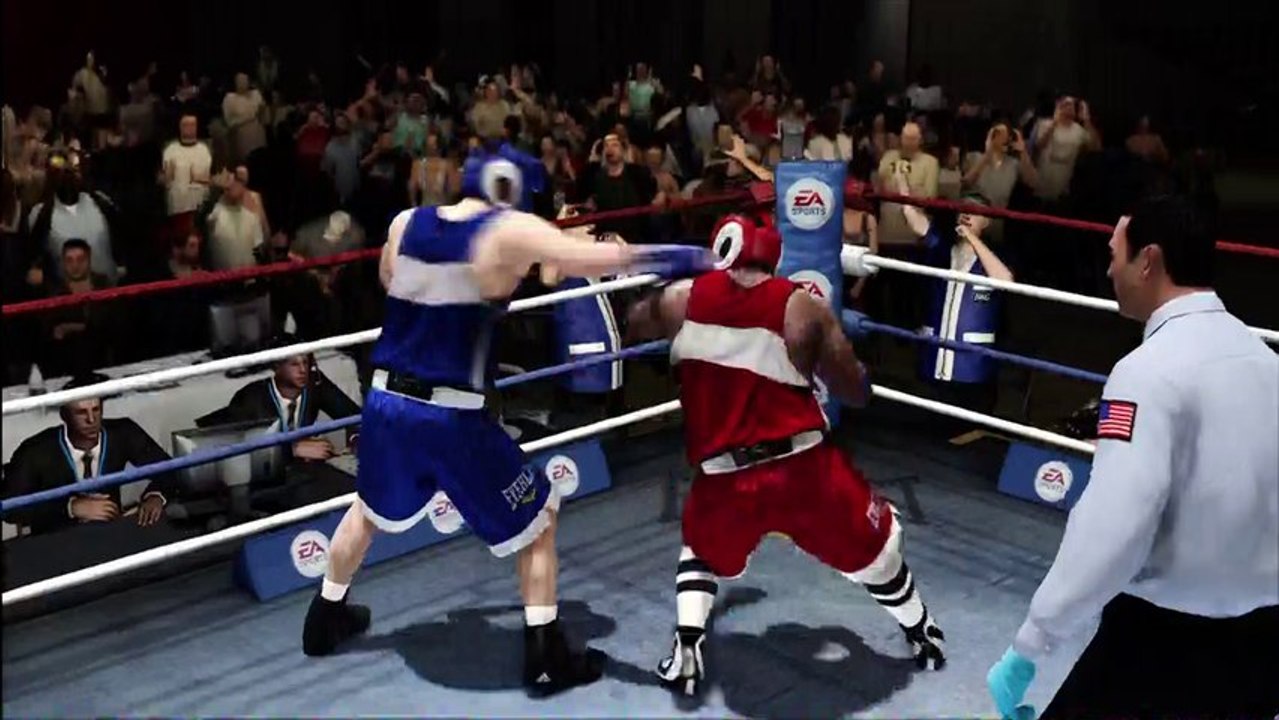 Xbox 360 - Fight Night Champion - Legacy Mode - Joe Calzaghe - Amateur Tournament 1st Round - L Cooney