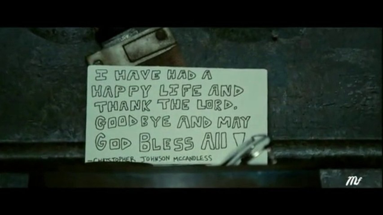 Society - Into the Wild  (Eddie Vedder)