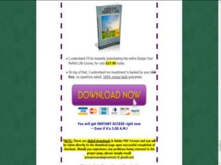 The Design Your Perfect Life login