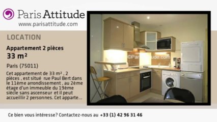 Appartement 1 Chambre à louer - Charonne, Paris - Ref. 7051