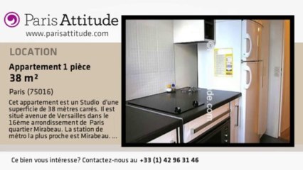 Appartement Studio à louer - Mirabeau, Paris - Ref. 4199