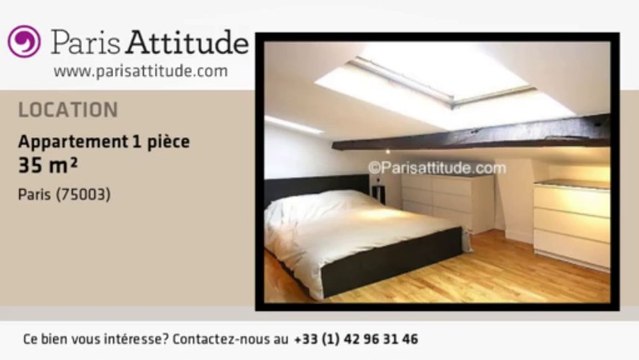 Appartement Alcove Studio à louer - Temple, Paris - Ref. 3403