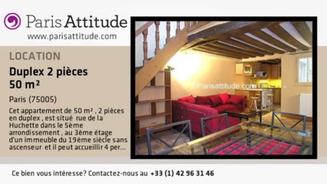 Duplex 1 Chambre à louer - Quartier Latin/St Michel, Paris - Ref. 6948