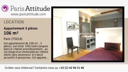 Appartement 2 Chambres à louer - Denfert Rochereau, Paris - Ref. 6393