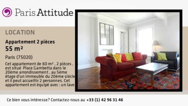 Appartement 1 Chambre à louer - Gambetta, Paris - Ref. 8765