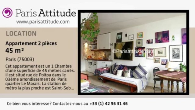 Appartement 1 Chambre à louer - Temple, Paris - Ref. 2781