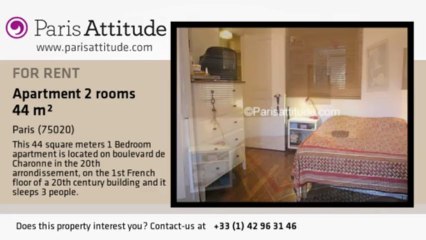 1 Bedroom Apartment for rent - Père Lachaise, Paris - Ref. 2894