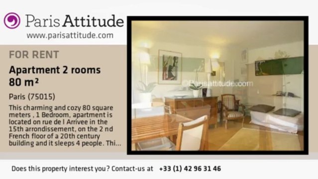 1 Bedroom Apartment for rent - Montparnasse, Paris - Ref. 7696