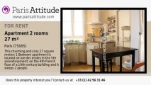 1 Bedroom Apartment for rent - Place Monge, Paris - Ref. 2646