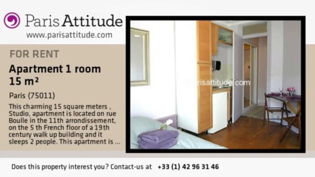 Studio Apartment for rent - Bastille, Paris - Ref. 6169