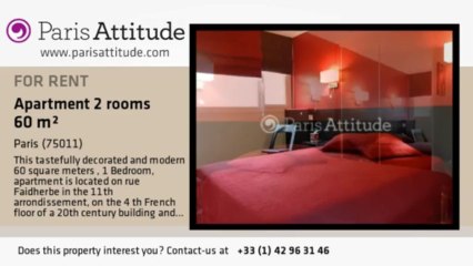 1 Bedroom Apartment for rent - Charonne, Paris - Ref. 7964