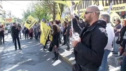 Golden Dawn MPs attend parliament opening in Greece