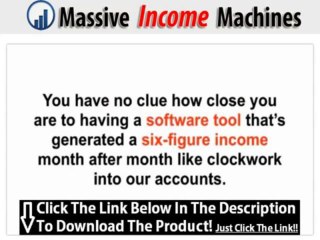 Massive Income Machines Review + Mass Income Machines Bonus