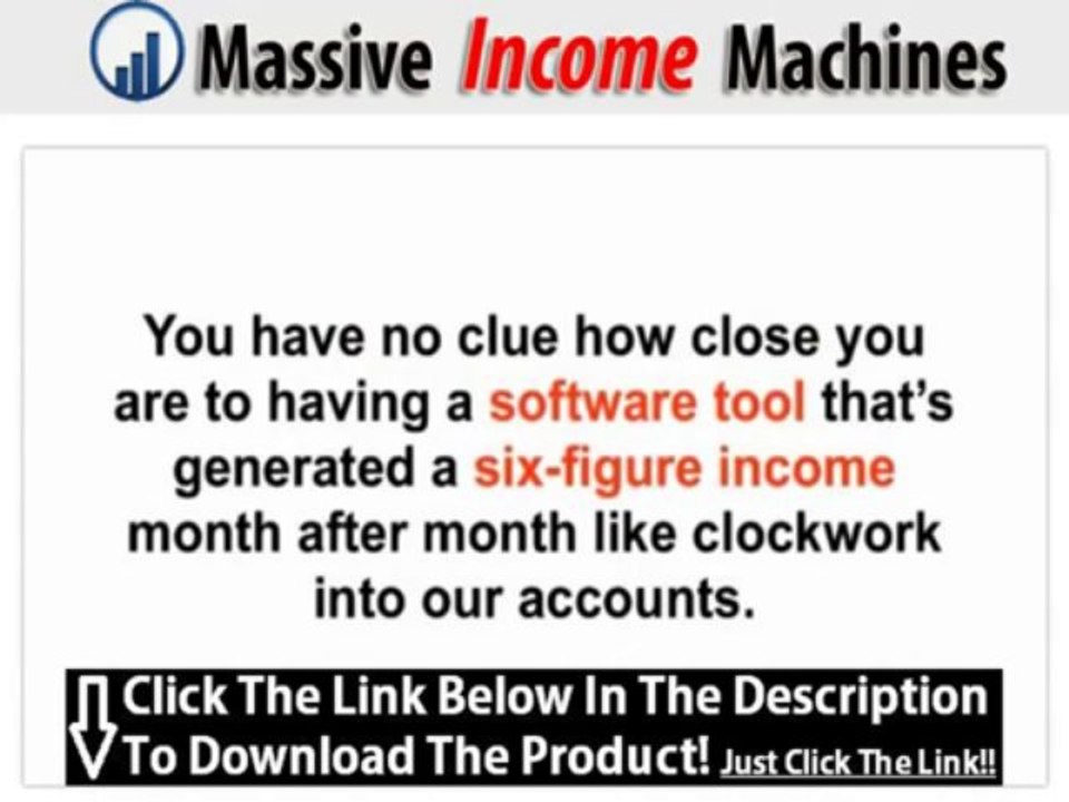 Massive Income Machines Review + Mass Income Machines Bonus